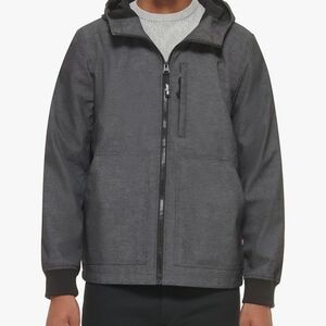 Men's Gray Hooded Jacket